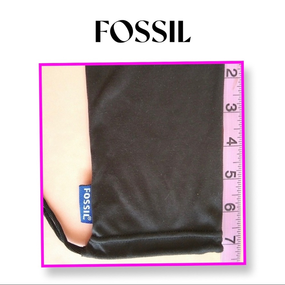 Fossil glasses or sunglasses soft bag/ pouch cinch